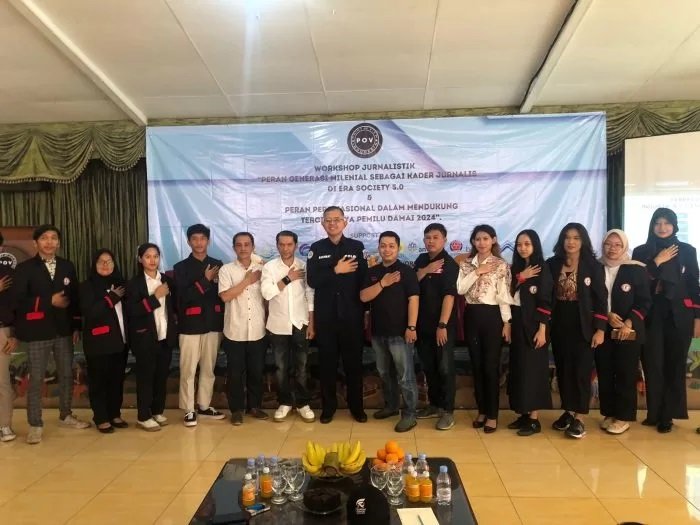 Hadiri Workshop Jurnalistik, Karopenmas Divisi Humas Polri Ajak Mahasiswa STIHP Pelopor Bangsa Bersama Lawan Hoax